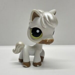 Littlest Pet Shop LPS #338 White Horse Pony